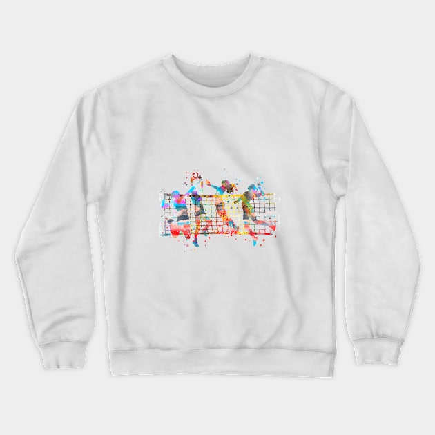 Volleyball girl Crewneck Sweatshirt by RosaliArt